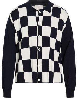 Second Layer Midnight Cardigan Virgin Wool - Blue
