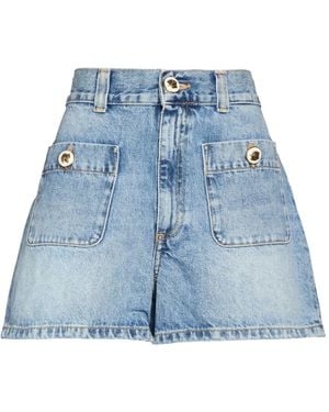 Sandro Denim Shorts Cotton - Blue