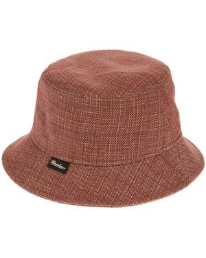 Borsalino Hat Virgin Wool, Linen - Brown