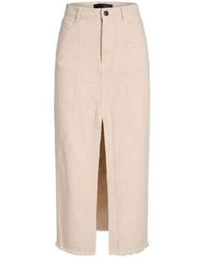 White Sand Jeansrock - Natur