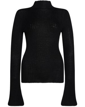 Cruna Turtleneck Merino Wool - Black