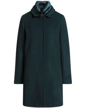 Moorer Deep Coat Wool, Cashmere, Polyamide - Blue