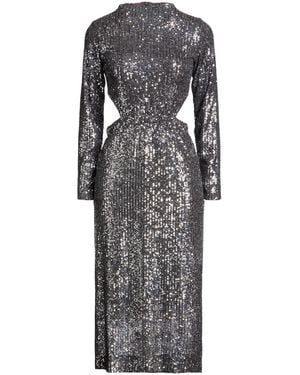 Dixie Midi Dress Polyester - Gray