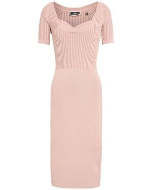 Elisabetta Franchi Midi Dress - Pink