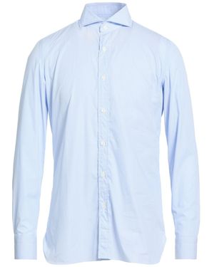 Luigi Borrelli Napoli Shirt Cotton - Blue