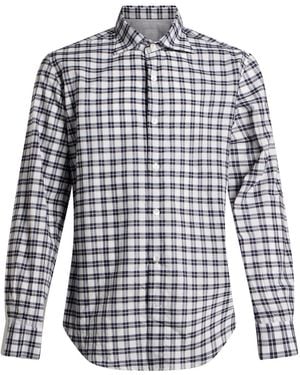 Eleventy Shirt Cotton - Blue