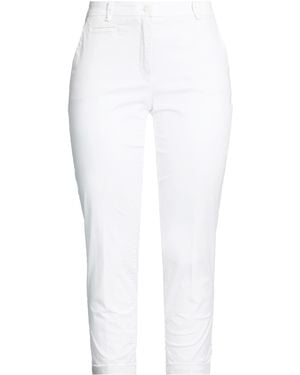 Cambio Trousers Cotton, Elastane - White