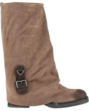 Ovyè Khaki Boot Leather - Brown