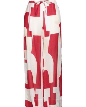 Alpha Studio Pants Viscose, Linen - Red