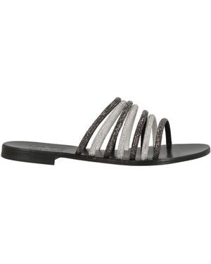 V73 Sandals Textile Fibers - White