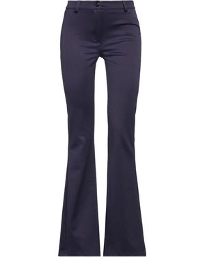 White Wise Pants Polyester, Nylon, Elastane - Blue