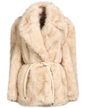 Sportmax Borreguito Y Pelo Ecológico - Neutro
