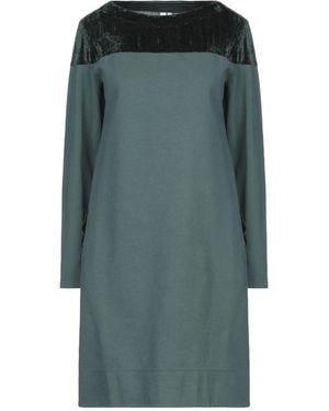 European Culture Mini Dress - Green