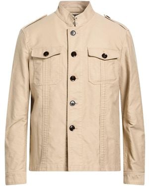 Tom Ford Jacket Cotton, Lambskin - Natural