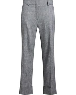 Slowear Pants Linen, Viscose, Elastane - Gray