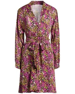 Liu Jo Fuchsia Mini Dress Polyester - Red