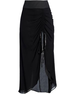 Pinko Maxi Skirt Viscose - Black