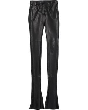 Dolce & Gabbana Pants Lambskin - Gray