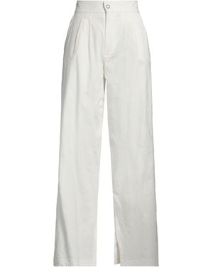 Thom Krom Pants Linen, Viscose, Polyamide, Elastane - White