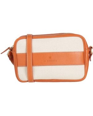 Il Bisonte Cross-Body Bag Cotton, Linen, Leather - Orange