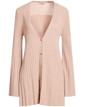 Twinset Cardigan Viscose, Polyamide, Polyester - Pink