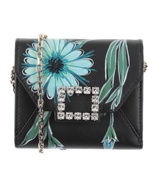Roger Vivier Wallet Soft Leather - Green