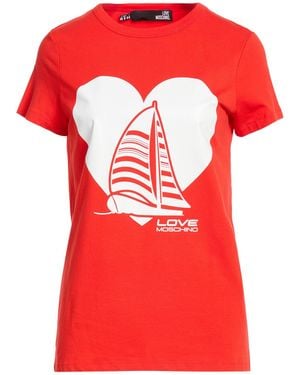Love Moschino T-Shirts - Red