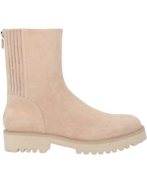 Lola Cruz Ankle Boots Leather - Natural