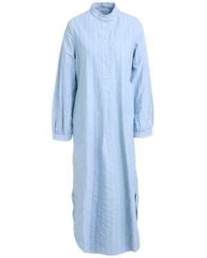 Massimo Alba Maxi Dress Cotton - Blue