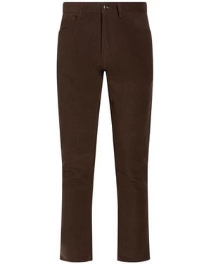 Isaia Pants Cotton - Brown