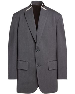 Kolor Blazer Wool - Gray