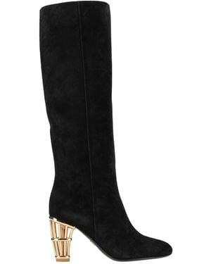 Ferragamo Boot Leather - Black