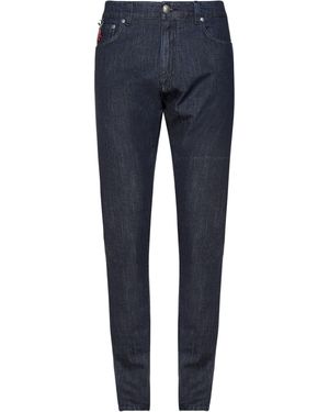 Isaia Jeans Cotton, Elastane - Blue