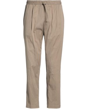 Briglia 1949 Racconta La Sartoria Khaki Trousers Cotton, Polyamide, Elastane - Natural