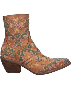 Fauzian Jeunesse Ankle Boots Leather - Brown