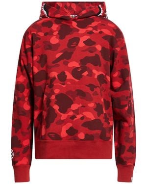 A Bathing Ape Sweatshirt Cotton - Red