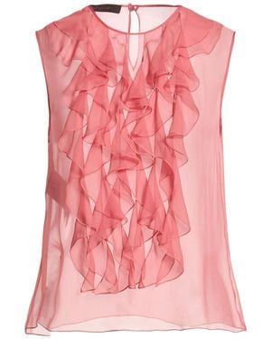 Alberta Ferretti Top Silk - Pink