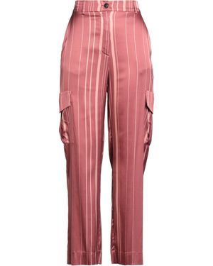 Shirtaporter Antique Rose Trousers Viscose, Elastane - Red