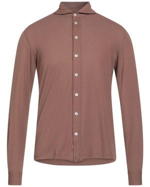 Barba Napoli Shirt Cotton - Brown