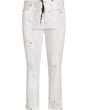 DSquared² Jeans Cotton, Elastane - White