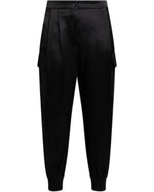 Moorer Pants Viscose, Linen - Black