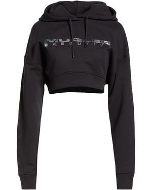 Mugler Sweatshirt Cotton, Polyester - Black