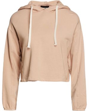 Monrow Modal-Blend Fleece Crewneck Sweatshirt - Natural