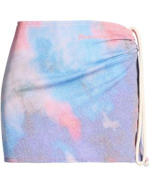 Fiorucci Mini Skirt Recycled Viscose, Recycled Nylon - Blue