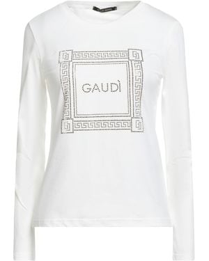 GAUDI Jeans T-Shirt Cotton, Elastane - White
