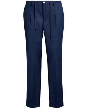 Barbati Pants Polyester, Viscose, Elastane - Blue