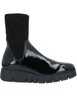 Unisa Ankle Boots Textile Fibers - Black