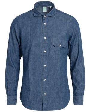 Finamore 1925 Denim Shirt Cotton - Blue