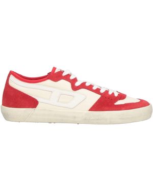 DIESEL Trainers Cow Leather, Polyester - Red