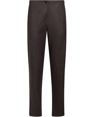 Amina Rubinacci Pants Virgin Wool, Polyamide, Elastane - Gray